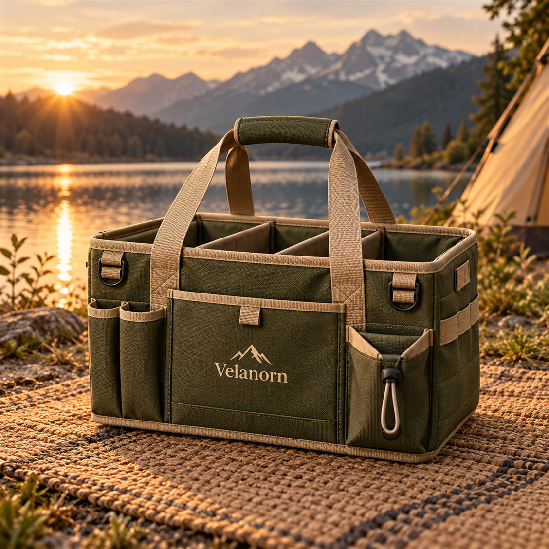 Velanorn Structured Camp Caddy