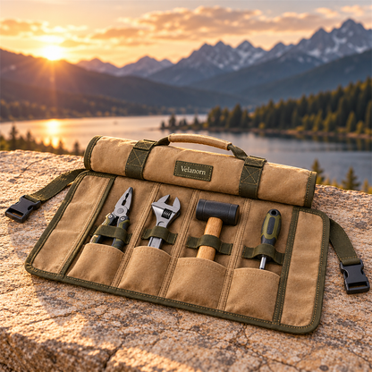 Velanorn Roll-Up Camp Tool Wrap