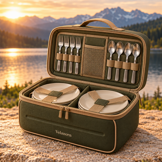 Velanorn Camp Tableware Case