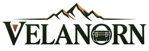 Velanorn camping organization logo on transparent background